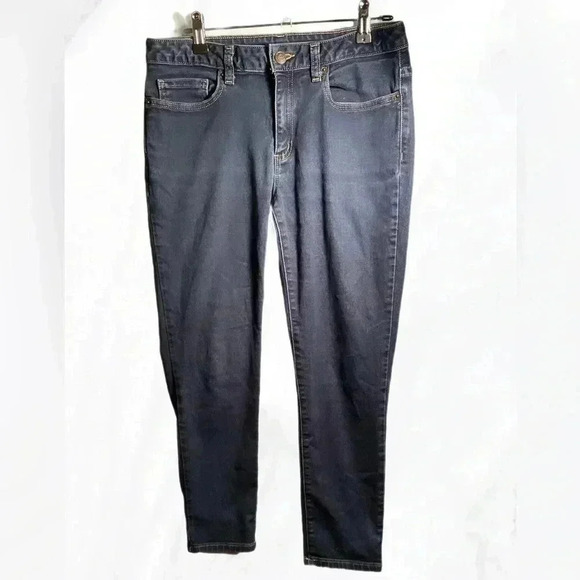 Michael Kors classic straight fit stylish stretch medium wash 5 pocket jeans 6 - Picture 2 of 4